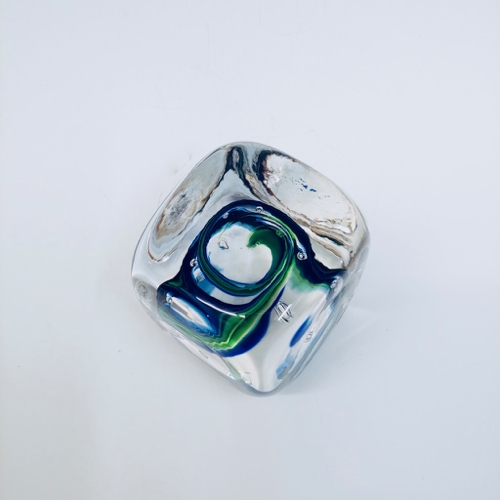 DB-662 Paperweight Square Blue/Green $66 at Hunter Wolff Gallery